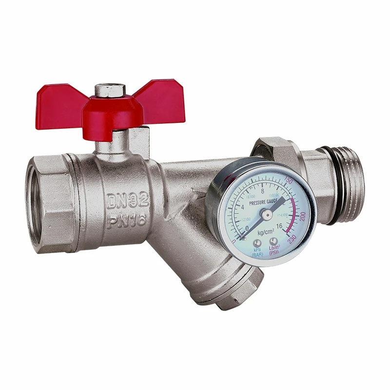 Brass Union Filter Ball Valve